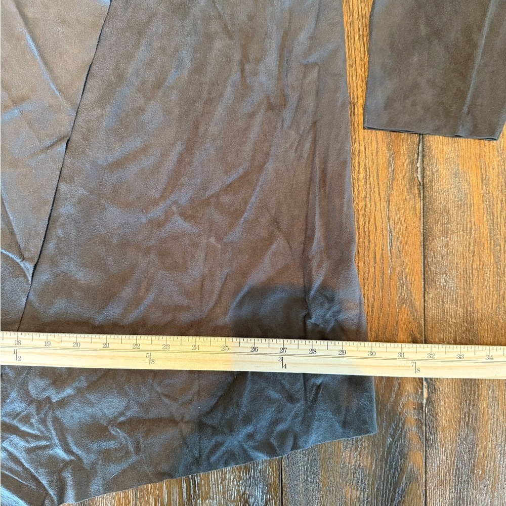 Soft Surroundings Women’s Suede Long Asymmetrical Jacket Size 2X - Picture 6 of 10